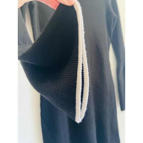 Club Monaco Bell Sleeve Wool Blend Knit Dress Size S - Picture 6 of 9
